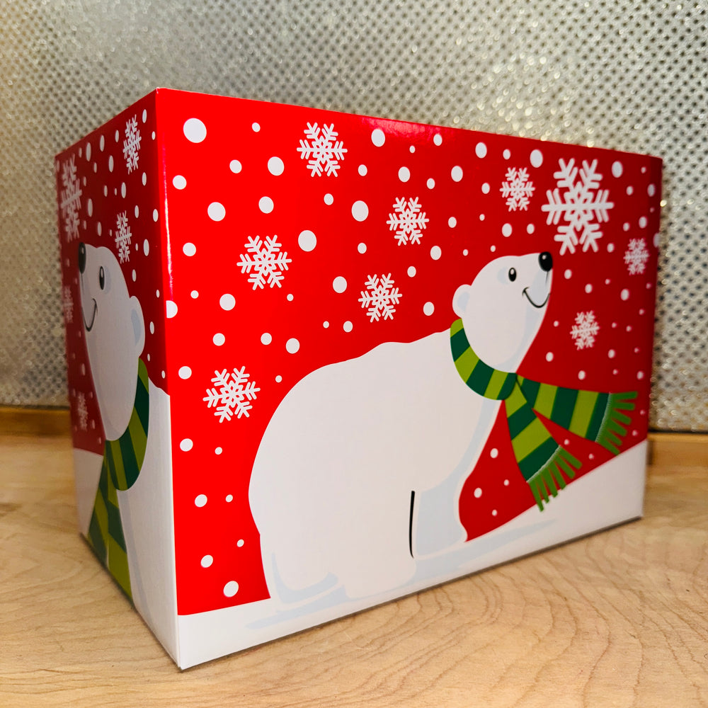 Joyful Polar Bear Basket Box - LARGE ONLY