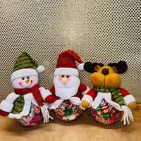 
              Christmas Character Wrapped Candy Jar
            