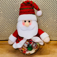 
              Christmas Character Wrapped Candy Jar
            