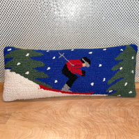 Skier Hook Pillow