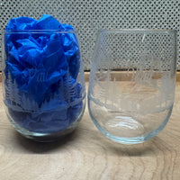 
              Vail w/Trees Stemless Wine Glass - Etched
            