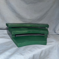 
              Green Wooden 2 or 3-Tier Curved Display Stand Riser
            