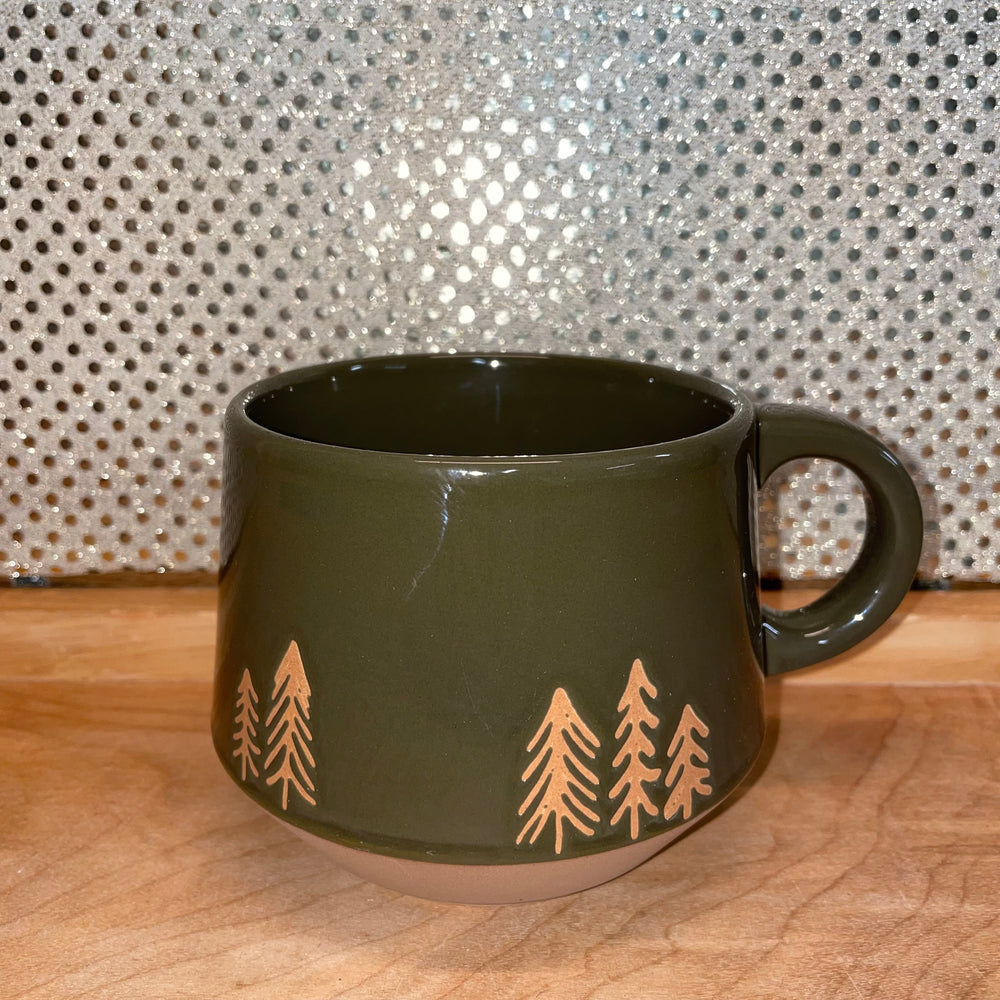Pine Trees Soup Mug