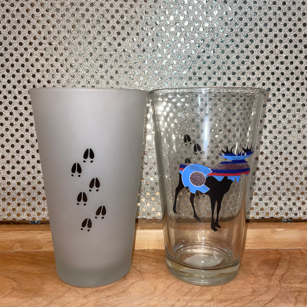 Colorado Pint Glass - Moose