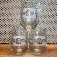 Colorado Stemless Wine Glass - CO Flag