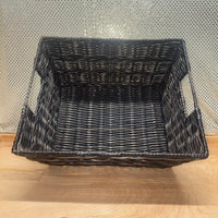 
              Brown Poly Rectangular Basket
            
