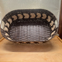 
              Bamboo and Rope Look Oval Basket XXXL
            