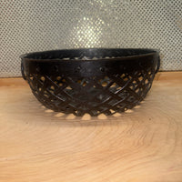 
              Round Black Iron Basket w/side rings (2 sizes)
            