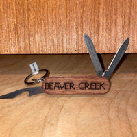 Small Wood Pocket Knife "Vail" or "Beaver Creek"