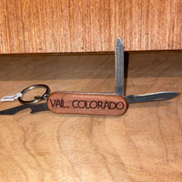 
              Small Wood Pocket Knife "Vail" or "Beaver Creek"
            