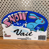 Vail Sticker Snow Bunny Oval