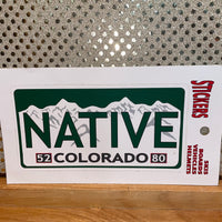 CO Sticker - Colorado Native