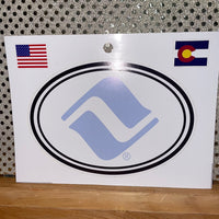 Vail Logo Sticker Oval