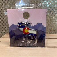 Vail Colorado Flag Pin