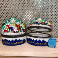 
              Trinket Box with Ski Icon "Vail"
            