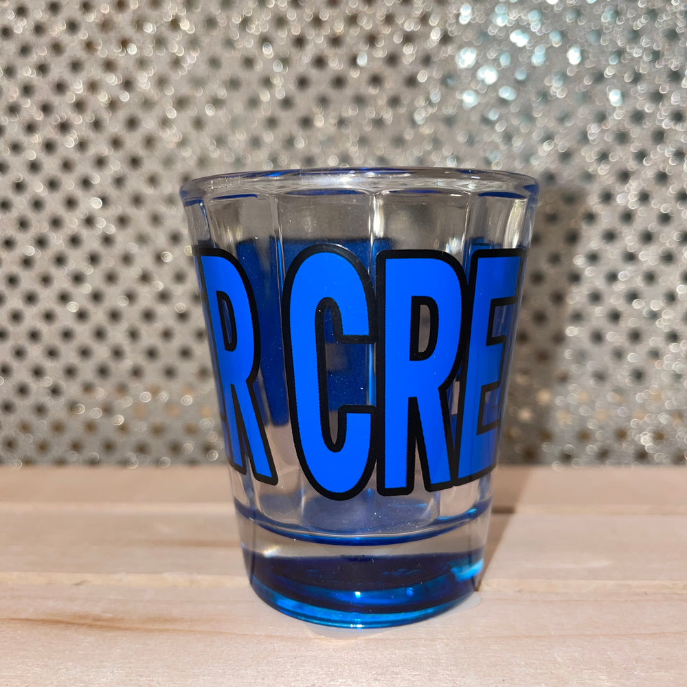 Beaver Creek Shot Glass - Blue or Pink