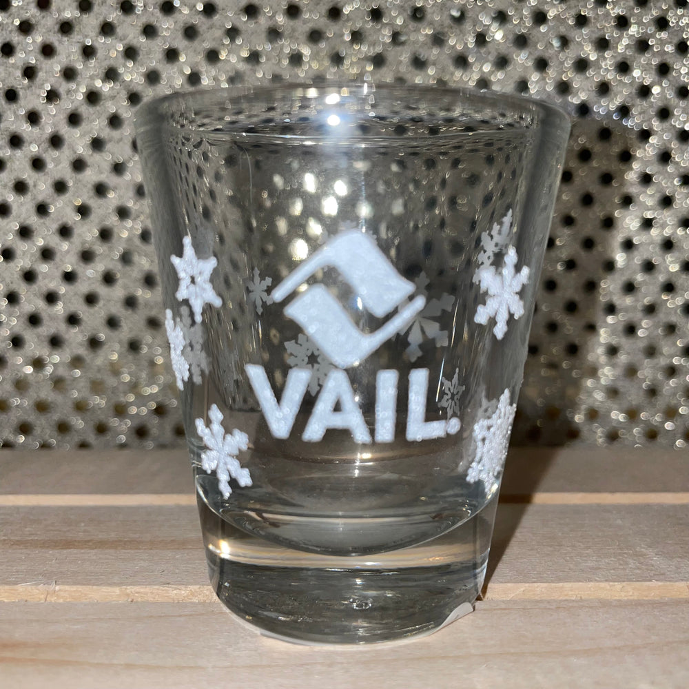 Vail Shot glass - Snowflakes