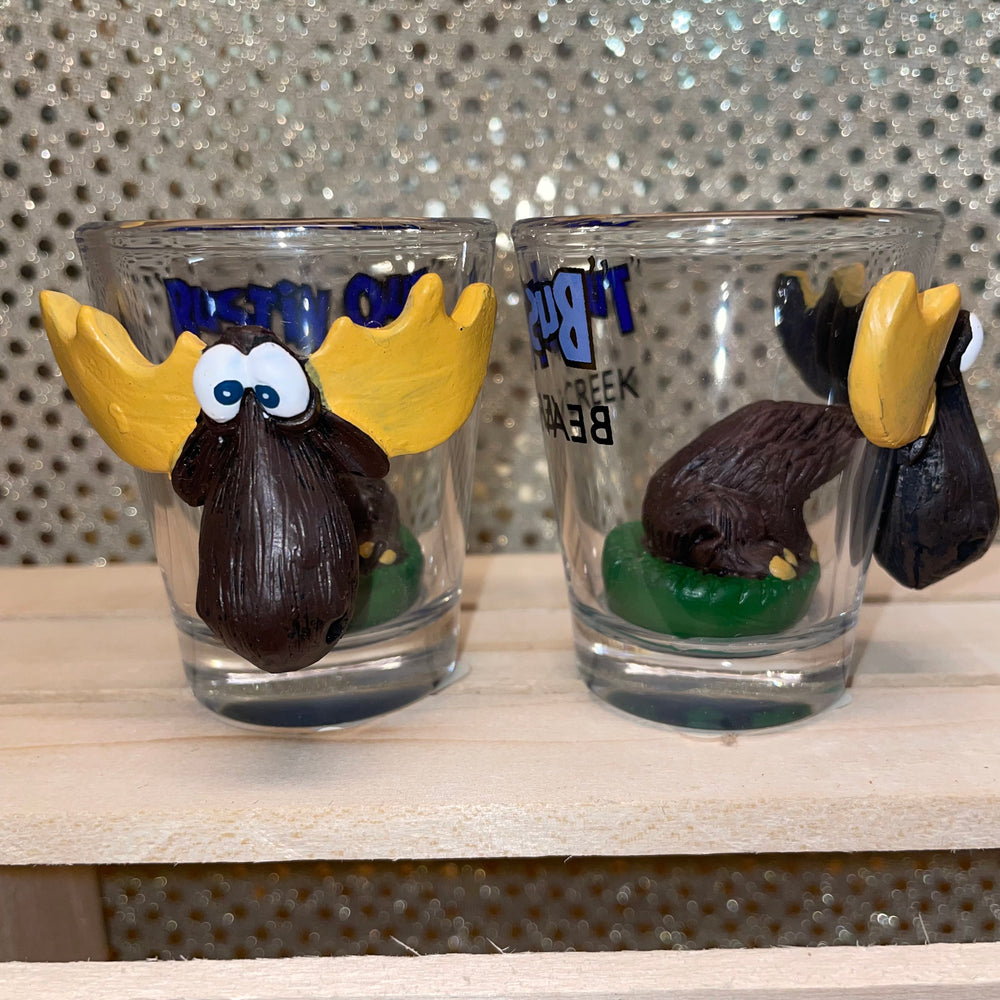 Vail or Beaver Creek Shot Glass - Moose