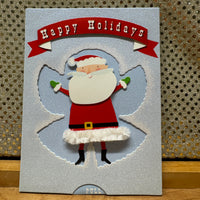 
              Santa Snow Angel Card
            