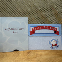 
              Santa Snow Angel Card
            