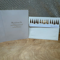 
              White Trees with Gold Card
            