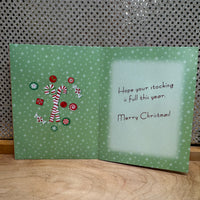 
              Santa Stocking Card
            