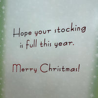 
              Santa Stocking Card
            