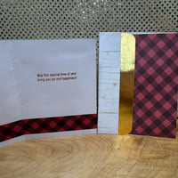 
              Deer with Plaid Card
            
