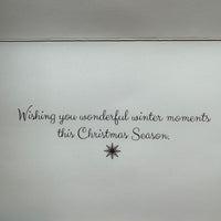 
              Blue Snowman Card
            