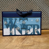 
              Snowflake Winter Card
            