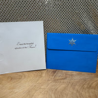 
              White and Blue Card
            