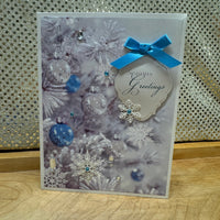
              White and Blue Card
            