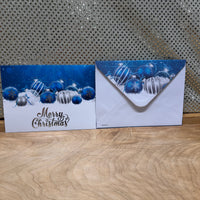 
              Blue Ornaments Card
            