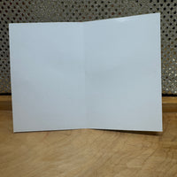 
              Metallic Red Stocking Thank You Card
            