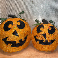 
              Light-Up Glitter Pumpkin
            