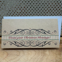 
              Count Your Christmas Blessings Cash Holder
            