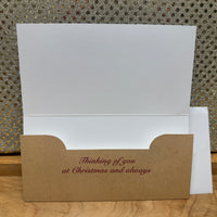 
              Count Your Christmas Blessings Cash Holder
            