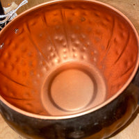 Metal Pumpkin Face Kettle/Basket - S