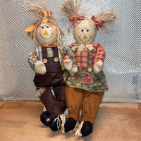 
              Sitting Fabric/Felt Scarecrow
            