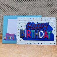 
              Blue Birthday Card
            
