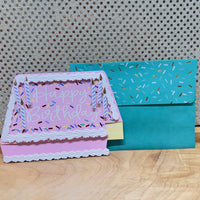 
              Pink Cake Birthday Card
            