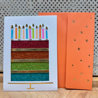 
              Rainbow Cake Card
            