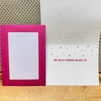 
              Sparkly Birthday Cake Card
            