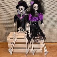 
              Skeleton - Purple/Black Bride or Groom
            