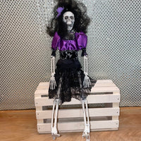 
              Skeleton - Purple/Black Bride or Groom
            