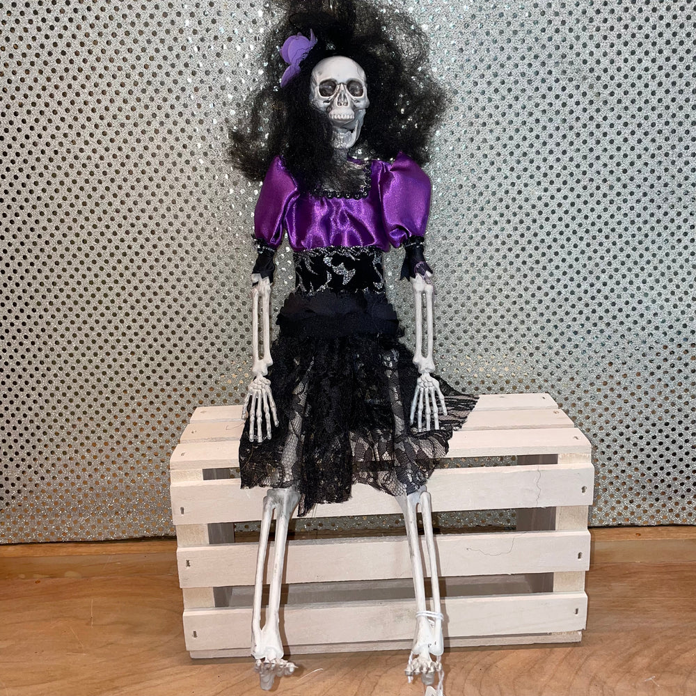 Skeleton - Purple/Black Bride or Groom