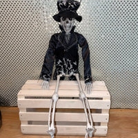 
              Skeleton - Black/Silver Bride or Groom
            