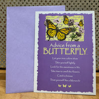 
              Butterfly Advice Card
            