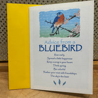 
              Bluebird Advice Card
            