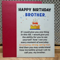 
              Happy Birthday Brother Card
            